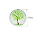 JIUZHU 17 Pieces Tree of Life Pattern Glass Refrigerator Magnets Fridge Magnets Sets for Home Office Map Photo Cabinets Whiteboards Decorative