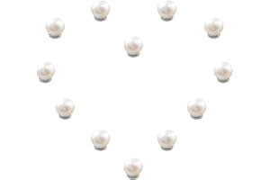 QUNLAND 12 Set Pearls Bridal Wedding Veil Weights, Magnetic Dress Weights for Wind, Hijab Magnets Clips, Magnetic Buttons for Clothing, Scarf Magnets Pins