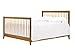 DaVinci Highland 4-In-1 Convertible Crib with Toddler Rail, Chestnut with Natural