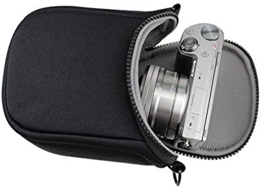 Lisam Protector Camera Case Bag for Fuji Instax Mini 8 70 7s 25 50s 90,Sony ILCE-6000L A6000 A6300 5000L A5000 5100L A5100 Camera - Black