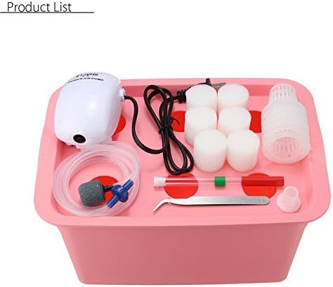 220V Hydroponic Grow Box 6 Holes DWC Hydroponic System Kit Indoor Water Planting Container Garden Pots Planters Nursery Pots US plug