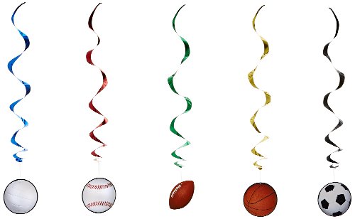 Sports Whirls   (5/Pkg)