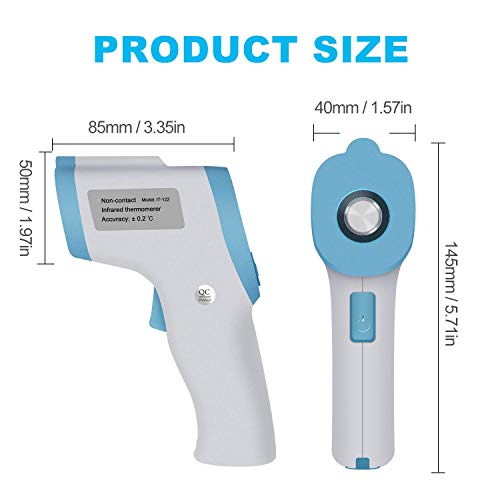 Forehead Thermometer,Ear Thermometer Accurate Instant Readings,Digital