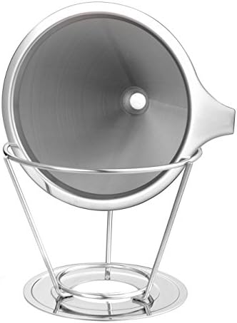 Pour Over Coffee Dripper , Stainless Steel Reusable Permanent Drip Coffee Filter for Chemex Carafe or Single Cup