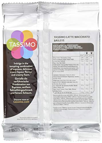 Tassimo Kapseln Latte Macchiato Baileys, 8 Kaffeekapseln – Bild 3