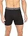 Men's Athletic Boxer Briefs in Bamboo Viscose - 2 Pack Underwear by Texere (Black, Large) Holiday Gift for Guys MB6303-BLK-L