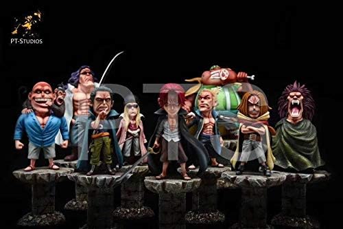 Amazon ワンピースフィギュアシャンクス赤髪海賊団全員9人セット 海外限定gkフィギュア おもちゃ おもちゃ