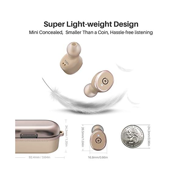 TOZO-T10-TWS-Bluetooth-50-Earbuds-True-Wireless-Stereo-Earphones-Headphones-IPX8-Waterproof-in-Ear-Wireless-Charging-Case-Built-in-Mic-Headset-Premium-Sound-with-Deep-Bass-for-Running-Sport-khaki TOZO T10 Bluetooth 5.3 Earbuds True Wireless Stereo Earphones Headphones IPX8 Waterproof in Ear Wireless Charging Case…