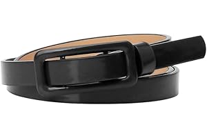 Skinny Slim Thin Nonporous Waist Belt