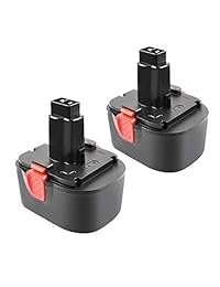 Bonacell - Pack de 2 baterías de iones de litio de repuesto (14,4 V, 3000 A, compatible con pistola de grasa Lincoln 1400 1401 40393 1442 1442E 1444 1444E)
