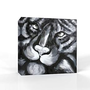 Brave Tiger Artwork Pictures Home Wall for Bedroom...