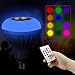Bluetooth Music LED Light,Rambling E27 12W RGB Built-in Audio Wireless Remote Control Change Color Music Bulb,Smart Music Bluetooth 3.0 Speaker For Home, Stage,Party