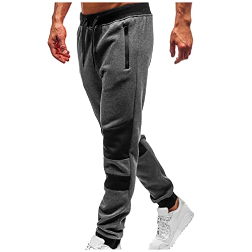 Hatop Mens Zip Pocket Workout Pants Gym Joggers Sweatpants Men
