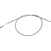Barnett Performance 102-40-10005 Stainless Clear-Coated Clutch Cable for Indian