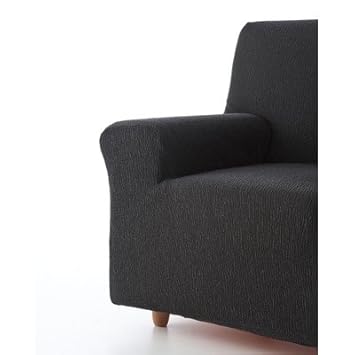 Zebra Textil Elastische Sofa-Husse Beta Größe 2 Sitzer (Von 140 bis 170 cm), Farbe Grau (Mehrere Farben verfügbar)