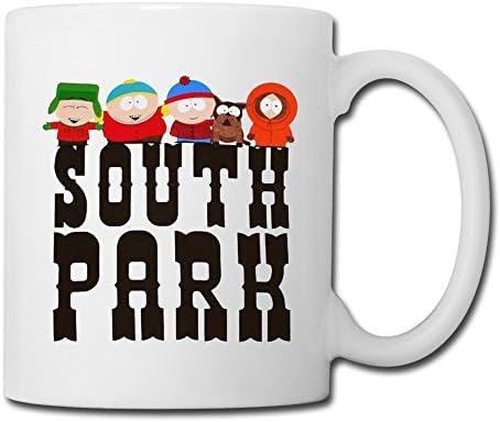 HFYEN Classic White Coffee Mug South Park Characters Cups