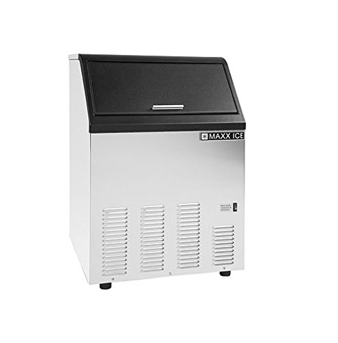 Maxx Ice MIM130X Energy Star Commercial 130 Pound Self Contained Clear Bullet Ice Maker - REFURBISHED