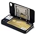 iLid MK-1 World's Thinnest iPhone 4 and 4s Wallet Case Cover- Black