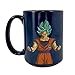 Dragon Ball Super Heat changing Goku & Goku Black Coffee Mug, 16 oz, by Just Funky - Super Saiyan God Super Saiyan, Shonen Jump Mug, Zamasu, Future, Universe 7