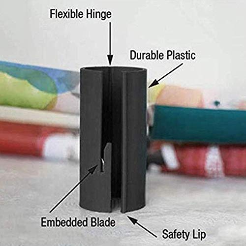 Appoi Wrapping Paper Cutter -Wrapping Paper Cutting Machine -Cutting Tool Sliding Christmas Best Gift (Material: Plastic, Black)