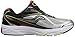 Saucony Men's Ride 8 Running Shoe, Silver/Red/Citron,10 M US