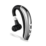 [New Design]Bluetooth Headset,Coolbit V4.1 Wireless Bluetooth Headphone Ear Hooks Business Earphone w/ Noise Cancelling Mic and Mute Switch Earbuds Hands Free Sweat Proof Earpiece for All Smartphones