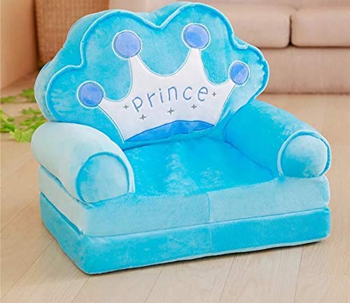 Chetanya Mickey Sofa Cum Bed Shape Imported Premium Quality Soft Toy Chair/seat for Baby Sitting/Soft Toy Chair for Kids - Prince (Blue)