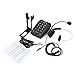 Dialpad with Headset, Coodio Corded Phone [Call Center] Telephone with Headset and Recording Cable and Tone Dial Key Pad/Redial - C666