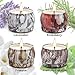 Scented Candles Gifts Set for Women- Lavender, Rosemary,Vanilla and Freesia Natural Soy Wax Aromatherapy Fragrances for Relif Bath Yoga Birthday Festival Giftsthumb 1