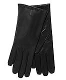 Fratelli Orsini Everyday Women's Italian Cashmere Lined Leather Gloves Size 8 1/2 Color Black
