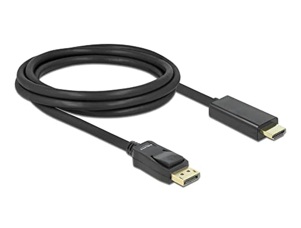 Delock Cable Displayport 1.2 Male to High Speed HDMI A Male 2 m 4K UHD