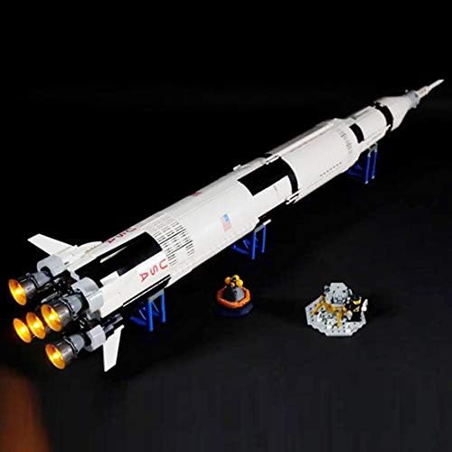 12che LED Light Kit for LEGO Ideas NASA Apollo Saturn V 21309 - NO LEGO SET