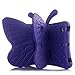 Ipad 2 3 4 Case,ER CHEN Kids Light Weight Cute Butterfly Design Shock Proof EVA Foam Series Case for Ipad 2/3/4(Purple)