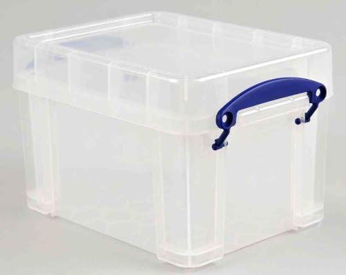 Really Useful 245 x 180 x 160mm 3L Box with Lid - Clear