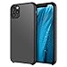 iPhone 11 Pro Case 5.8 inch FLOVEME Liquid Silicone Gel Rubber Soft Protective Mobile Phone Case Compatible with iPhone 11 Pro 2019 Soft Flannel Lining Shockproof Basic Phone Cover (Black)