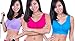 Mystiqueshapes Genie Sports Seamless Bra w/Removable pads, Free Magic Boost Pads