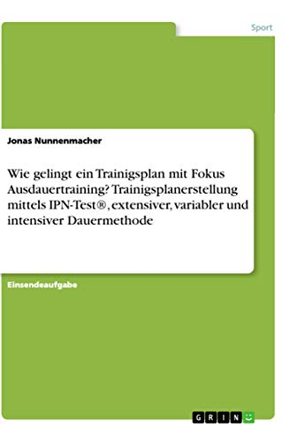 Wie gelingt ein Trainigsplan mit Fokus Ausdauertraining? Trainigsplanerstellung…