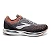 Brooks Mens Levitate 2 Running Shoe - Grey/Black/Orange - D - 13.0