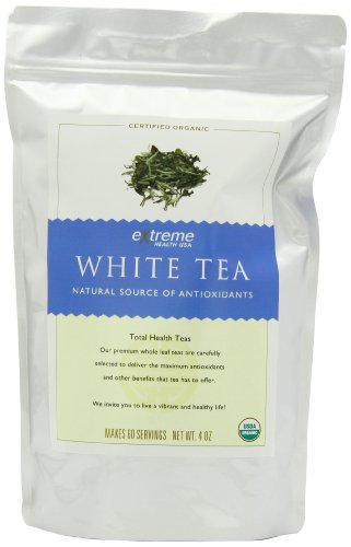 Extreme Health USA Extreme Health's Organic White Tea, Total Health Loose Leaf Tea, 4-Ounce Pouches (Pack of 2)