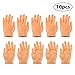 10 Pieces Finger Puppet Mini Finger Hands Tiny Hands with Left Hands and Right Hands for Game Party