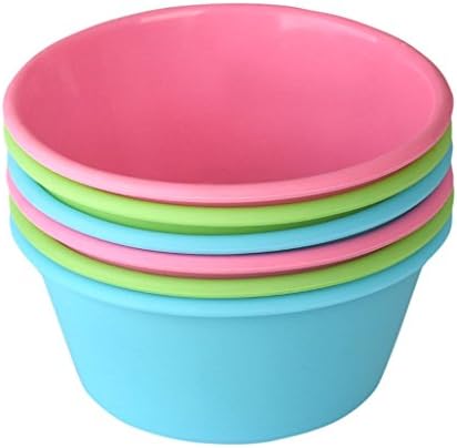Bakerpan Silicone Mini cake Pan, Large Muffin cup, 3 12 Inch Baking cups, Set of 6