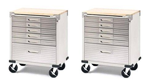 Seville Classics Ultrahd 6 Drawer Rolling Cabinet Set Of 2 It S