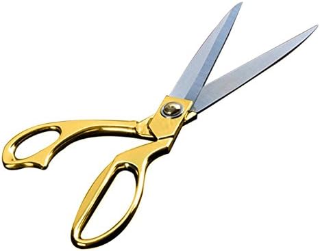 Pro Dressmaker Scissors | Super Sharp Durable 9.5” Gold Dressmaker Scissors Shears for Sewing Fabric | Anti-Rust Stainless Steel Blades and Precise Ergonomic Grip | 209.2