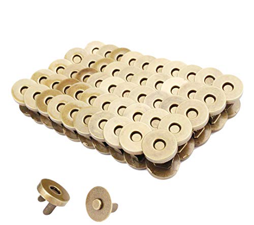 Z-color 100 sets tone magnetic buttons snap clasps for handbag pu…