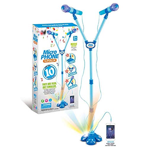 melysUS Kids Education Musical Toy Stand Type Music Microphone with Colorful Light Gift Pianos & Keyboards - Thumbnail 2
