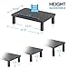 FITUEYES Computer Monitor Stand Riser Height and Angle Adjustable Multi Media Speaker TV PC Laptop Desktop Stand Storage Organizer for iMac,Printer,Notebook,Xbox One,DT103901WBthumb 2