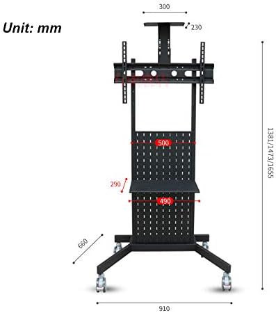 ベビー マタニティ 家電 カメラ ゲーム B07vwwwqzk Tvカート 32 65インチフラットスクリーン用モバイルtvスタンド Led Lcd Oled プラズマテレビのユニバーサルフロアtvブラケット ホイール付きカメラトレイ およびavシェルフ 新品本物 アクセサリ サプライ