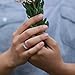 Silicone Wedding Ring Women, LUNIQI Thin Affordable Stackable Durable Rubber Safe Band Love, Couple, Souvenir Outdoor Active Exercise Style