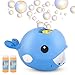 Beyondtrade Bubble Machine Automatic Whale Bubble Maker Over 2000 Bubbles Per Minute Bubble Blower with 2x100ml Liquid Outdoor Toy for Party, Outdoor & Indoor Games, Best Bubble Toy Gift for Kids