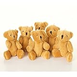 New - 5 X Little Brown Teddy Bear - Cute and Cuddly - Gift Present Birthday Xmas